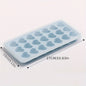 1pc Silicone Heart-shaped Ice Tray Ice Cube Mold Homemade Ice Cube Box Refrigerator Ice Maker