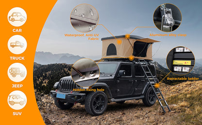 Trustmade Hard Shell Rooftop Tent 2mins Setup 100% Waterproof 50mm Mattress Pick Up Available