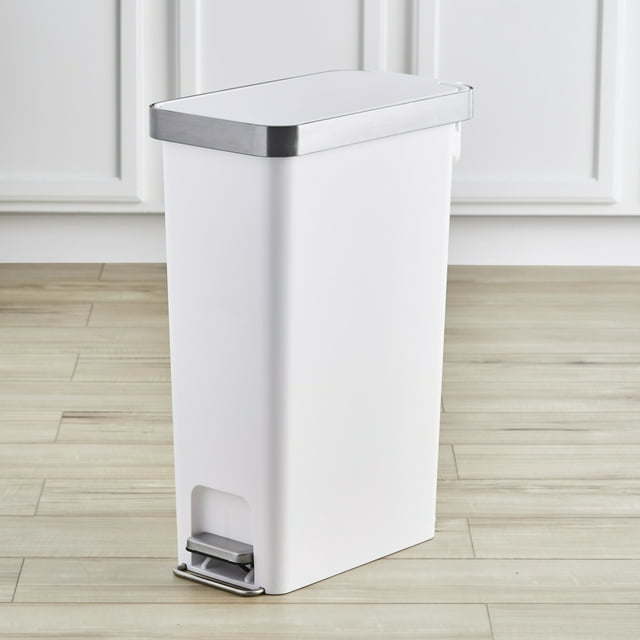 10.5G SLIM TRASH CAN- BLACK