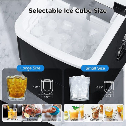 Home Portable Self-Clean Countertop Ice Maker