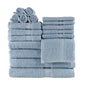 Basic Solid 18-Piece Bath Towel Set Collection