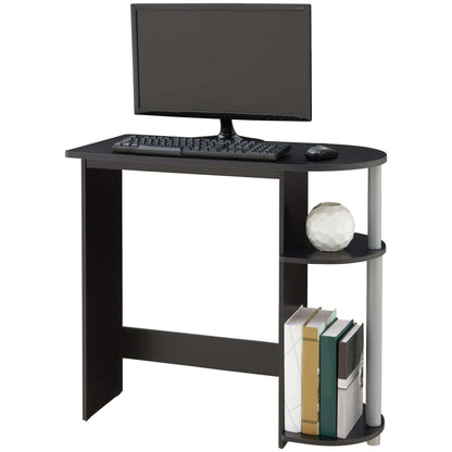 Adult Computer Desk with Built-in Shelves, Multiple Colors, 28.86' H, Indoor Use