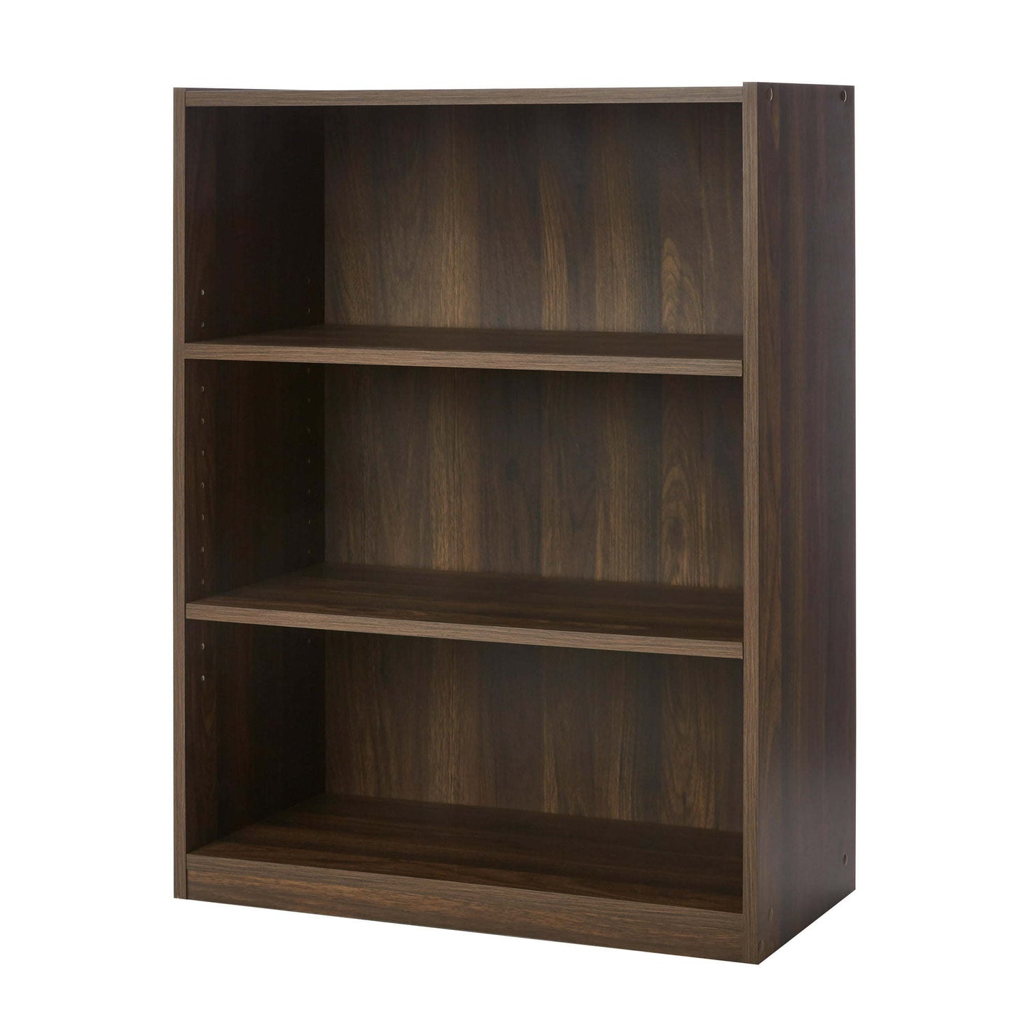 3-Shelf Bookcase with Adjustable Shelves