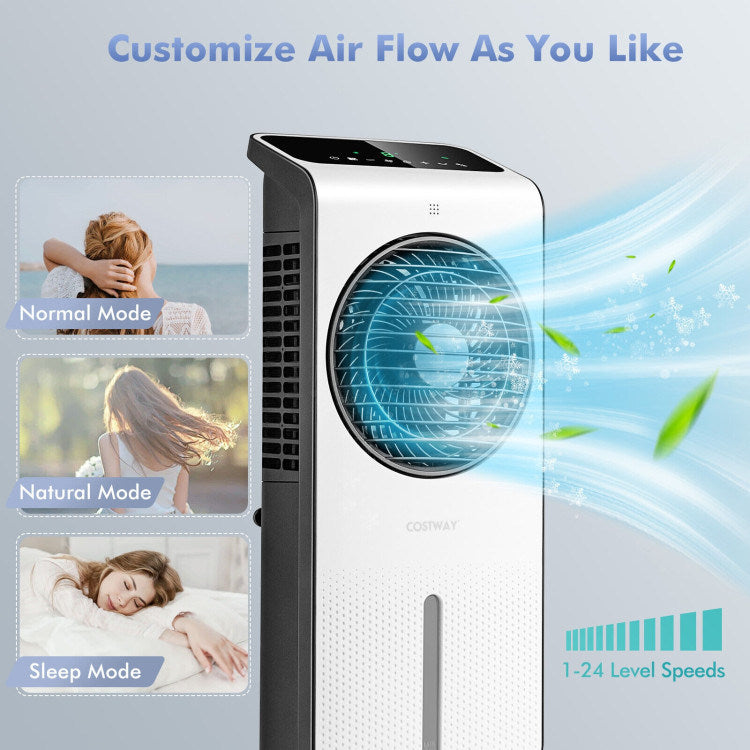 3-in-1 Evaporative Air Cooler with 12H Timer Remote