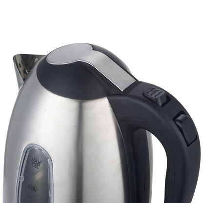 US Standard ZOKOP HD-1802S 120V 1200W 1.5L Stainless Steel Electric Kettle with Water Window