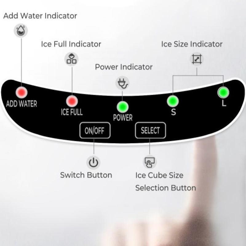 Household Mini Portable Countertop Ice Maker