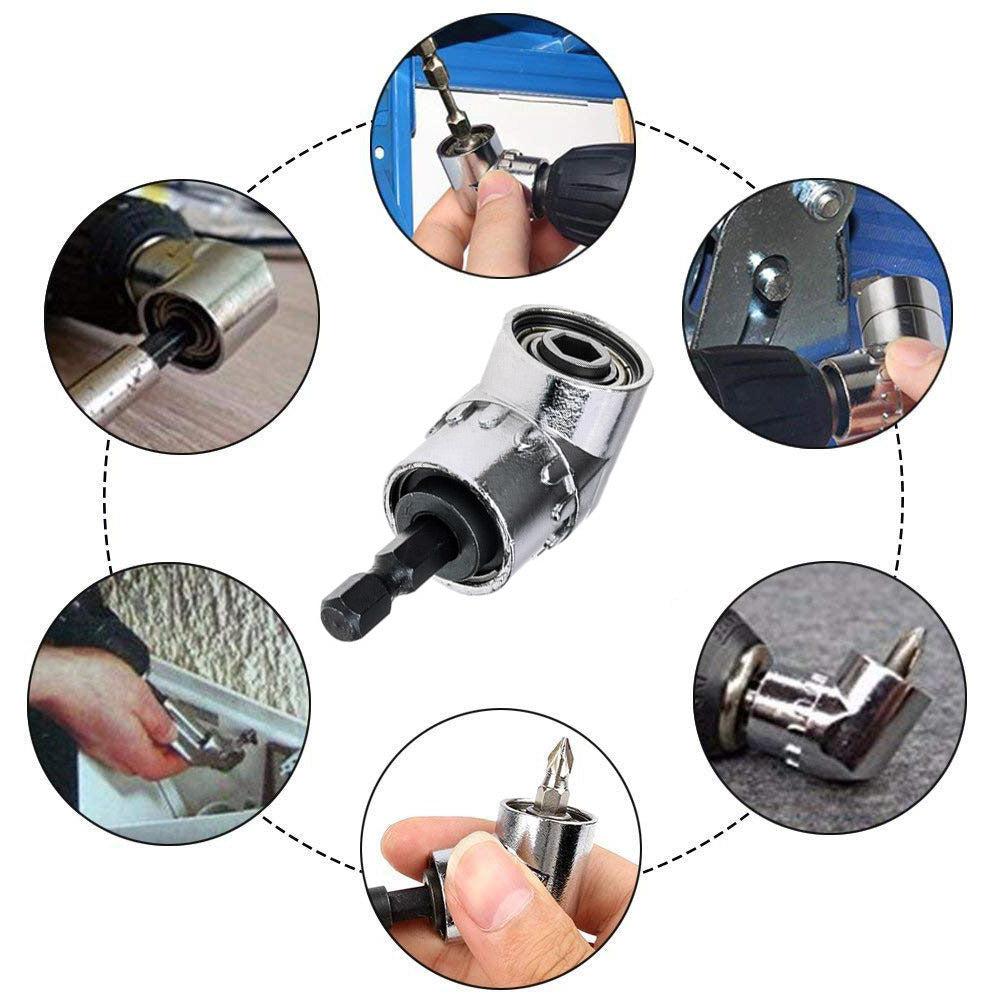 1PC Hex Bit 105 Degree Angle Screwdriver Socket Holder Adapter Adjustable Bits Drill Angle Screwdriver Batch Head