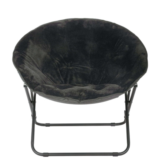 Saucer Chair for Kids and Teens, Black