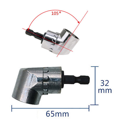 1PC Hex Bit 105 Degree Angle Screwdriver Socket Holder Adapter Adjustable Bits Drill Angle Screwdriver Batch Head