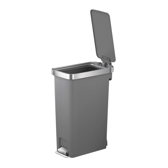 10.5G SLIM TRASH CAN- BLACK