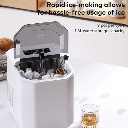 Portable Ice Maker Machine for Home Bars Coffee Shop