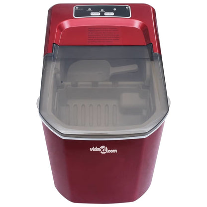 Ice Cube Maker Red 0.37 Gallon 33.1 lbs / 24 h