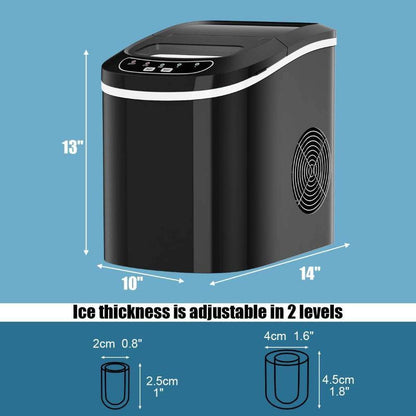 Household Mini Portable Countertop Ice Maker