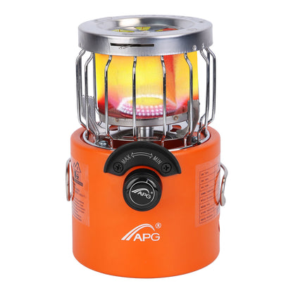 2000W 2 In 1 Camping Stove Tent Heater Outdoor Gas Stove Portable Backpacking Stove