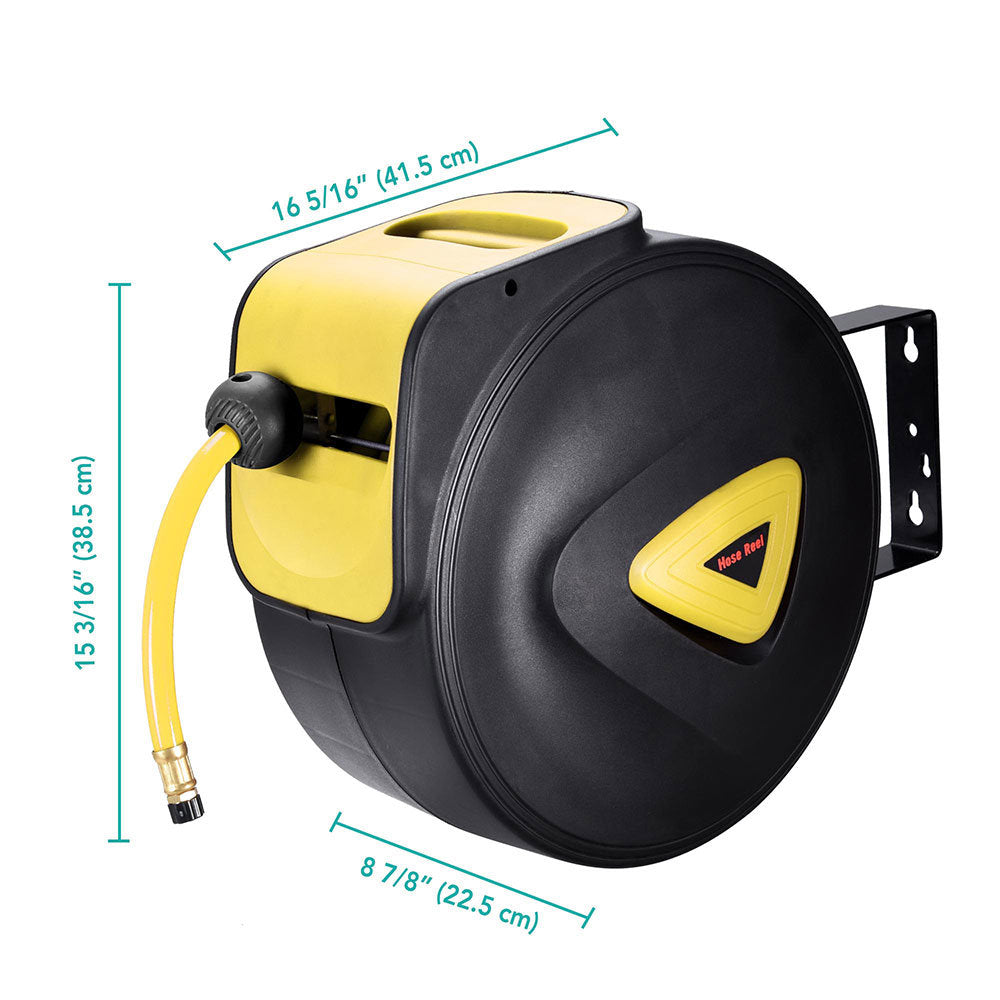 Auto rewind water hose reel