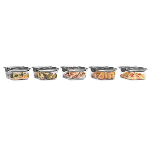 Food Storage Containers, 3.2 Cup 5 Pack, Leak-Proof, BPA Free, Clear Tritan Plastic