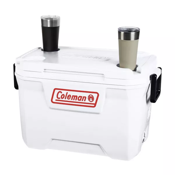 52qt Marine Hard Ice Chest Cooler - White