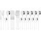 Commercial & Household 24Pcs Dinnerware Set Stainless Steel Flatware Tableware