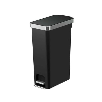 10.5G SLIM TRASH CAN- BLACK