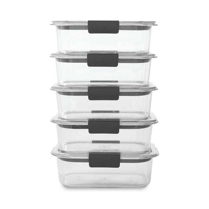 Food Storage Containers, 3.2 Cup 5 Pack, Leak-Proof, BPA Free, Clear Tritan Plastic