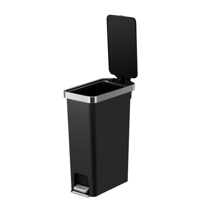 10.5G SLIM TRASH CAN- BLACK